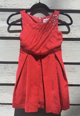 American Girl детей красный бархат платье w со стразами бисер (7) не для кукол - Изображение 1 из 4