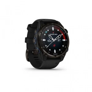 Garmin Descent Mk3 Mk3i 43mm graues DLC-Titan mit schwarzem Silikonarmband - Bild 1 von 5