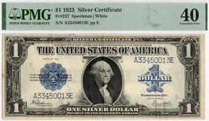 1923 $1 Silver Certificate Horse Blanket Large Size Note - Fr.237 XF40 - Picture 1 of 2