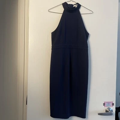 Vestido Vaina de Cóctel Zac Posen Azul Real Talla 6 Foto 1 de 4