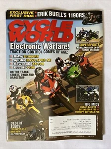 2011 August Cycle World Magazine Blake Conner BMW Against Kawasaki (CP395) - Picture 1 of 3