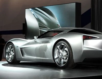 Corvette 1 Chevrolet Race Car Chevy Custom Built Promo Model 1967 55 12 57 18 Foto 1 de 4