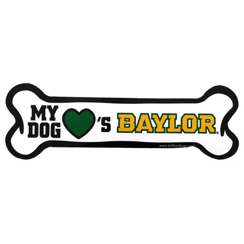 NCAA Baylor Bears Bone Print Car Magnet Cover
