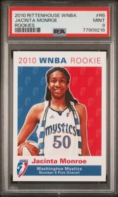 2010 Rittenhouse WNBA Rookie Jacinta Monroe PSA 9 Florida State Seminoles - Image 1 of 2