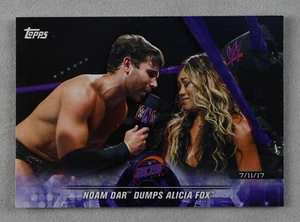 Noam Dar Alicia Fox WWE Pro Wrestling Trading Card Wrestler WWF Topps - Picture 1 of 3