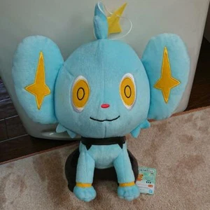 Pokemon Shinx Big Plush Toy Doll Light Blue 21cm Round Eyes Banpresto Japan - Picture 1 of 10