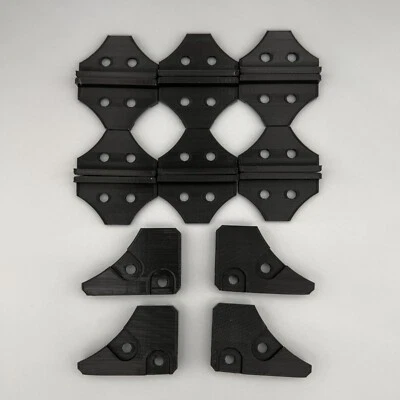 Fan Bracket 8 GPU Veddha Mining Rig - Plastic Mounting Bracket 120mm Fans - N - Image 1 of 4