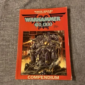 Warhammer 40,000 Compendium Rogue Trader White Dwarf 40K 1989 Rare - Picture 1 of 19