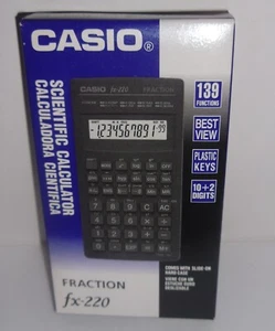 Calculadora científica CASIO FX-220 estuche rígido deslizable 139 funciones 10+2 dígitos - Imagen 1 de 6