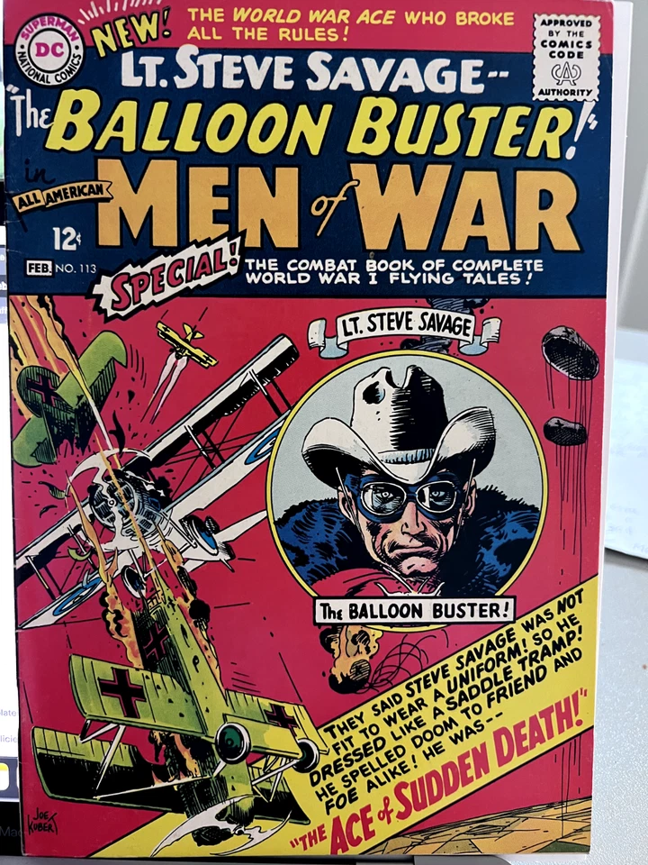 All American Men of War #113 G/VG The Ace of Sudden Death - Image 1 of 1