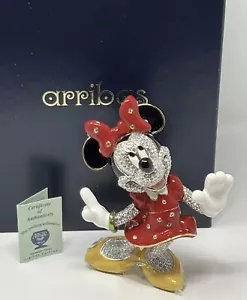 Figurina Swarovski Disney Arribas Brothers Minnie Mouse LE gioiello nuova con scatola ritirata - Foto 1 di 10