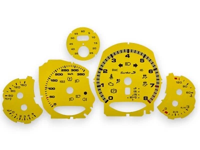 Porshe 911 991 Turbo S Speedometer Disc Speedometer Cluster Dial Gauge Speedo KM/H - Image 1 of 4