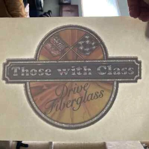 Vintage Heat Transfer Iron On Corvette Those w Class Drive Fiberglass Roach 1979 - Picture 1 of 6