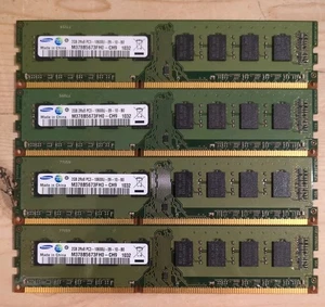 PC RAM 4 x 2GB DDR3 PC3 Samsung - Picture 1 of 1