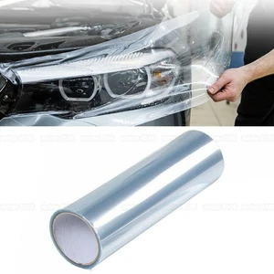 Gloss Transparent Headlight Taillight Fog Light Vinyl Tint Film 12"X48" - Picture 1 of 10