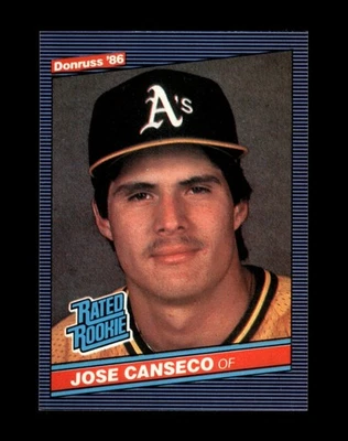 Donruss Set-Break #39 1986 Jose Canseco RC NR-como nuevo *GMCARDS* Foto 1 de 2