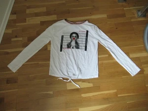 Langarmshirt,Shirt lang,Größe 158, 164,weiß,zum Knoten - Bild 1 von 2