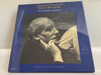 Arturo Toscanini Broadcasts never before released BRAND NEW 5 lp box set LM-6711 - Image 1 of 3