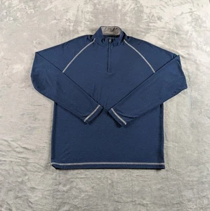 Johnnie-O Pullover Mens Medium 1/4 Zip Natural Performance Bamboo Stretch Golf - Picture 1 of 15