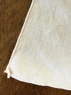 42” Square Cotton Pastel Pink Tablecloth - Image 1 of 4