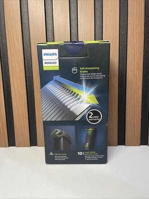 Recortadora de barba y cortapelos inalámbrica ajustable Philips - BT3230/41 caja de daños Foto 1 de 4