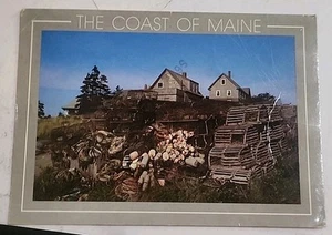 80er Jahre Vintage Postkarte - Die Küste von Maine  - Bild 1 von 2