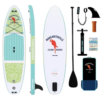 TANDM Surf Margaritaville 10'6 x 33in, Inflatable Stand-Up Paddle Board, High Tr - Image 1 of 4