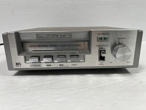 Vintage Realistic SCP-5 Auto-Reverse Cassette Player #14-619 Walnut Grained Works - Bild 1 von 14