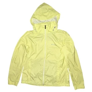 Columbia Hoodie Windbreaker Yellow Jacket Large - Picture 1 of 6