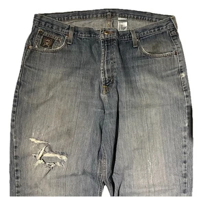 Vintage Cinch Herren Distressed Denim Jeans Gr. 40x34 Style MB80633002 Zustand Bilder - Bild 1 von 12