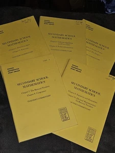 School Mathematics Study Group Secondary School Mathematics Unit 1-5 Smsg 1970s - Picture 1 of 11