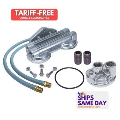 Trans-Dapt 1213, Kit Natural Aluminum Relocation Kit Performance Racing Parts - Image 1 of 4