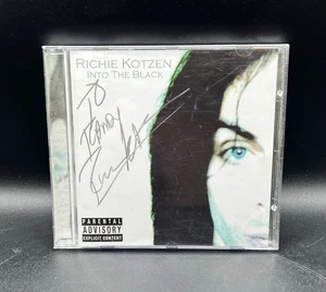 RARE Richie Kotzen Into The Black - Autographed Auto  CD - Foto 1 di 1