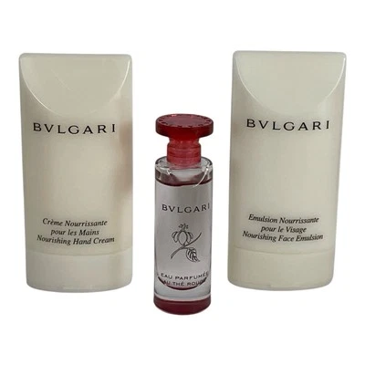 Juego de viaje Bvlgari Au thé Rouge Eau De Cologne Splash Mini 0,17 fl oz nuevo Foto 1 de 2