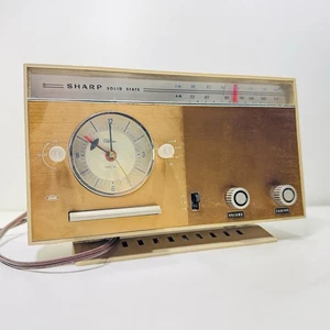AS-IS: Sharp FXC-29 Solid State Clock Radio FM Works Made In JAPAN *READ - Picture 1 of 7