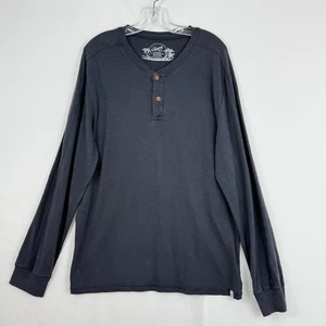 Grayers Men's Copper Slub Henley Neck 100% Cotton Gray XL - Imagen 1 de 11