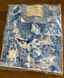 100% Cotton Canvas Shopper Bag Designed Hand Printed by Countryside Art for RNLI - Picture 1 of 8
