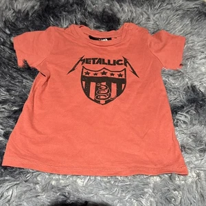 Camiseta Algodón Sobre Bebé - Metallica - 12-18 Meses - Imagen 1 de 6