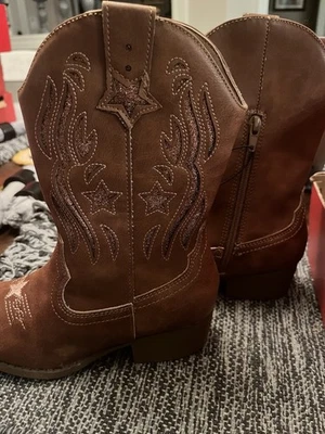 Botas Vaqueras Western Niña Talla 1 Pop Karine Marrón Coñac Nuevas Talla 1 Foto 1 de 4