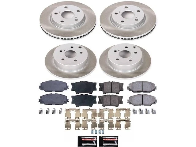 Kit de pastillas de freno y rotor delanteras y traseras 79TCTJ55 para RAV4 2006 2007 2008 2009 Foto 1 de 1