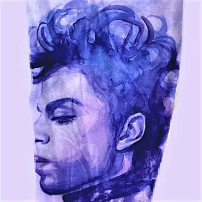 The Legend Prince Púrpura Lluvia Súper Suave Yoga Banda Leggings Paisley Park Música O Foto 1 de 3