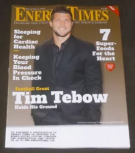 TIM TEBOW ENERGY TIMES MAGAZINE MARCH / APRIL 2017 METS BRONCOS FLORIDA - Picture 1 of 1