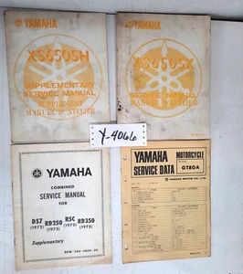 Y4066, SERVICE MANUAL DS7, RD250, R5C, RD350 YAMAHA MOTORCYCLE - Picture 1 of 10