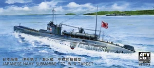 AFV Club 1/350 SE-73514 Segunda Guerra Mundial Submarino de la Armada Japonesa I-27 con objetivo A - Imagen 1 de 1