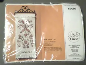 Tree of Life Vintage Bastelset Kreuzstich Wandhängung Größe 6x13 Zoll 1984 - Bild 1 von 8
