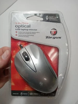 Targus 3-Button Optical USB Laptop Notebook Mouse NIP SEALED - Image 1 of 2