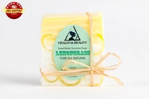 LEMONGRASS SOAP BAR HAND MADE by H&B Oils Center NATURAL MOISTURIZING 100% PURE - Picture 1 of 12
