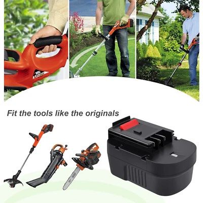 TECMANA 14,4V 5Ah Akku/Ladegerät für Black Decker A14 A144 BD1444L BPT1048 HPB14 B-8316