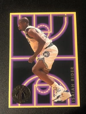 1993-94 Fleer First Year Phenoms Isaiah Rider Rookie #8 - Image 1 of 2