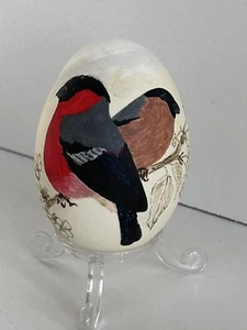 939/24 Osterei Hühnerei Ostern Osterstrauch Osteranhänger Handarbeit - Picture 1 of 3